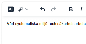 Bild från ledningssystemet
